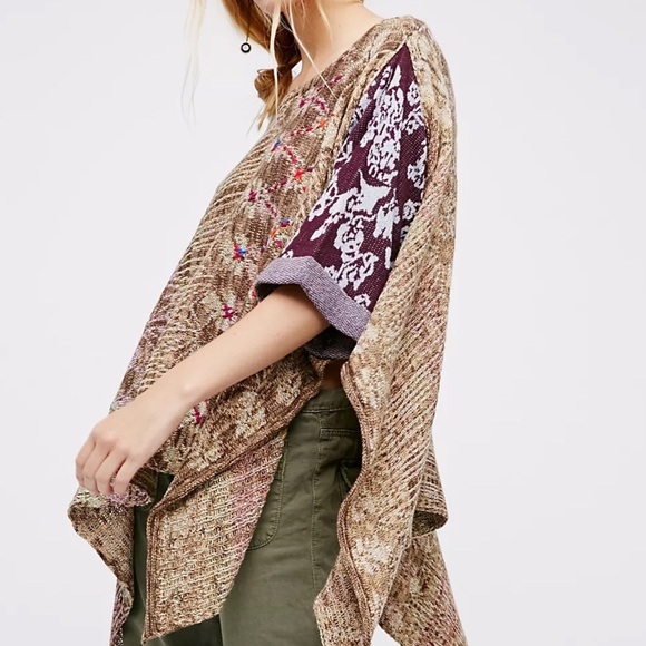 Free People fressia pullover knot tunic sweater SOLD OUT - Picture 2 of 11